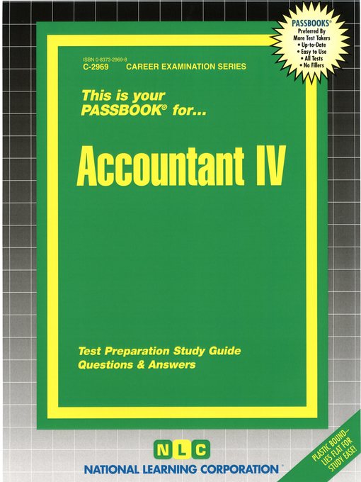 Title details for Accountant IV by National Learning Corporation - Wait list